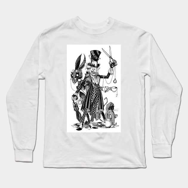 Mad Friends Long Sleeve T-Shirt by Haunted Nonsense